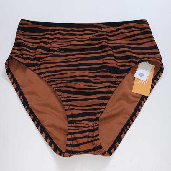 (M)- Kona Sol Women’s Medium Coverage High Waist Bikini Top/Bottom‎ - Picture 8 of 14